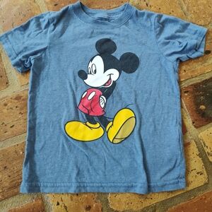 🔴5/$10 Disney Mickey Mouse Blue and Yellow Kids Tee
